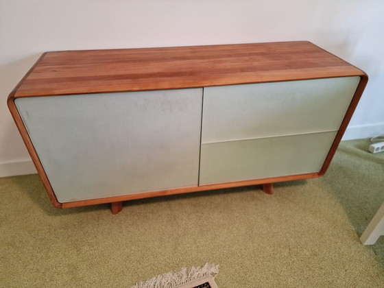 Image 1 of Artisan dressoir in notenhout- afhaalprijs
