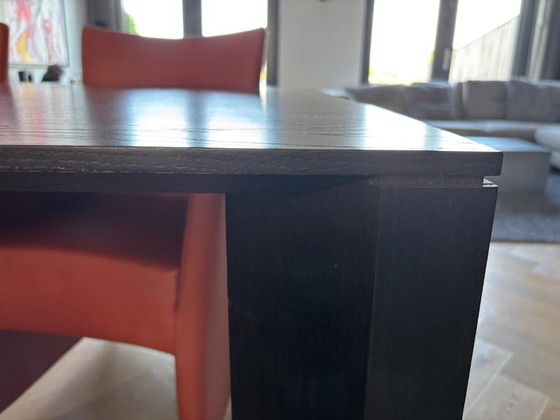 Eettafel Escape eiken choco met 6 stoelen Jade – Bert Plantagie, Eetkamerstoelen, Wood (photo 4 of 6)