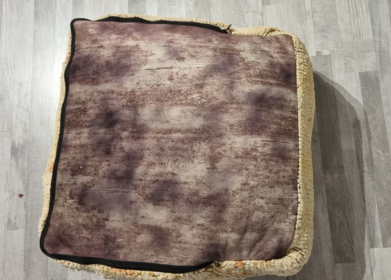 Image 1 of Vintage Berber pouf