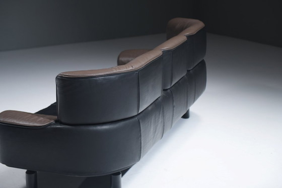 Image 1 of Seltene BULL Sofagarnitur, 1987 von Gianfranco Frattini für CASSINA, nur ein Jahr lang produziert.