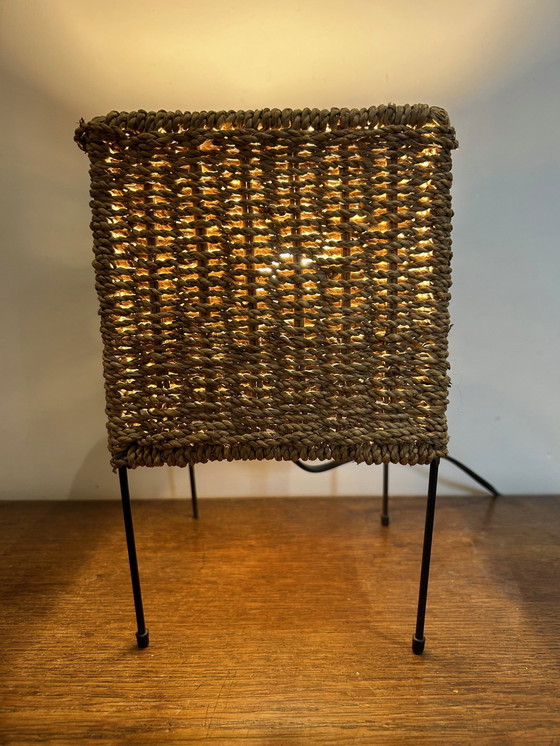 Image 1 of Vintage Wicker Lamp