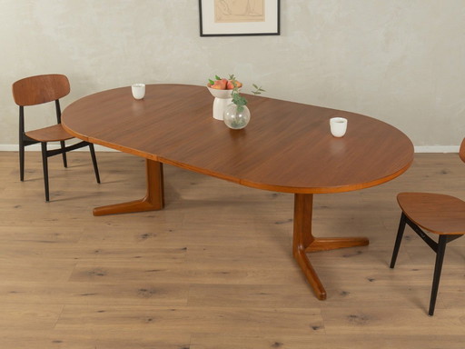 Table à manger extensible, CJ Rosengaarden, années 1960