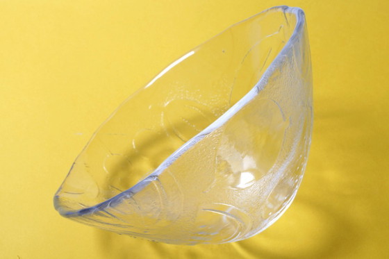 Image 1 of Vintage Kosta Boda Tropic glazen fruitschaal, Scandinavisch fruitdesign / 1989