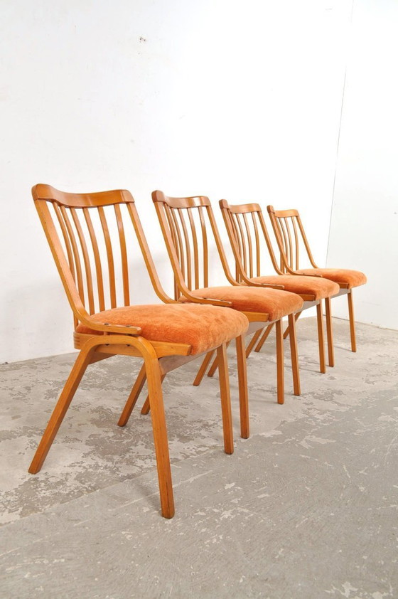 Image 1 of Vintage Ludvik Volak chairs, set of 4, 1960s