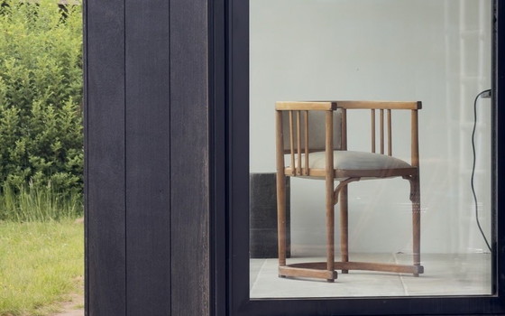 Image 1 of Poltrona iconica Fledermaus Bauhaus – Josef Hoffmann per Thonet (1920 circa)