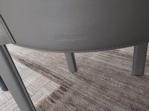 6 Italiaanse Eetkamerstoelen van Carlo Bartoli voor Mateo Grassi – Leather (photo 2 of 7)