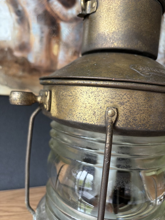 Lampada da nave antica/vintage (Ankerlicht) – Lampade a sospensione, Ottone (photo 7 of 11)