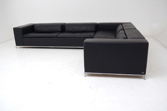 de Sede DS 7 desede Sofá Sillón Sofá esquinero Cuero azul oscuro – Sofás esquineros (photo 9 of 17)