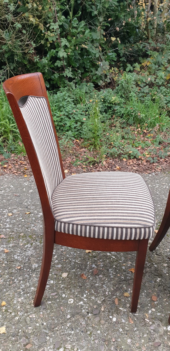 Image 1 of 6 Bannink jugendstil eetkamerstoelen 