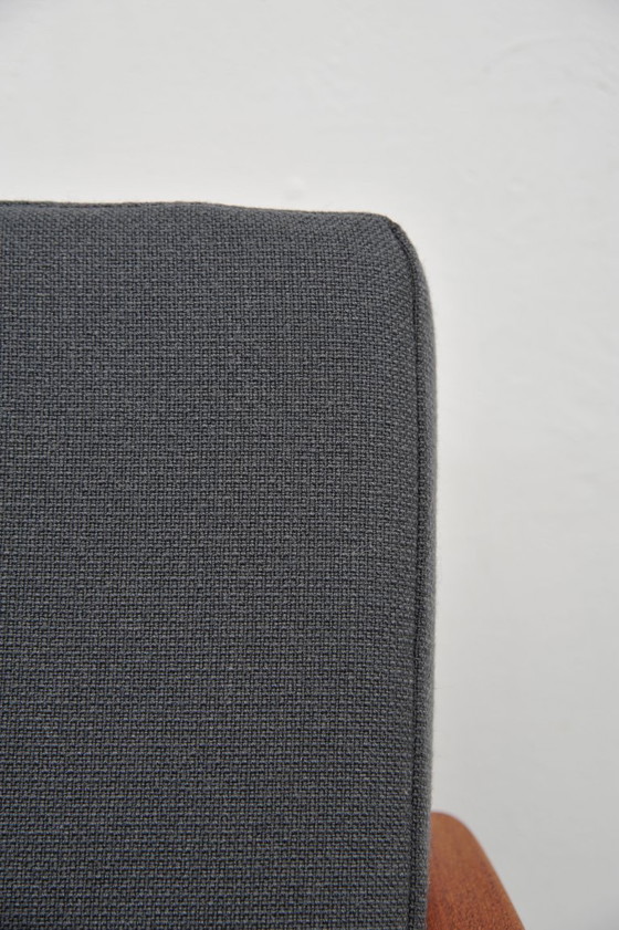 Sillón modelo 121 Paper Knife en teca, diseñado por Kai Kristiansen para Magnus Olesen en la década de 1950. (photo 10 of 10)