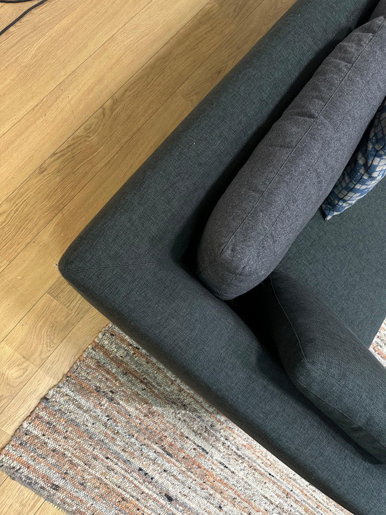 Image 1 of B&B Italia Charles Corner Sofa Green/Anthracite