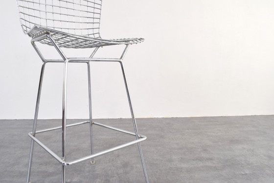 Image 1 of Vintage Bar Stools by Harry Bertoia for Knoll International, 1970s, Set of 2