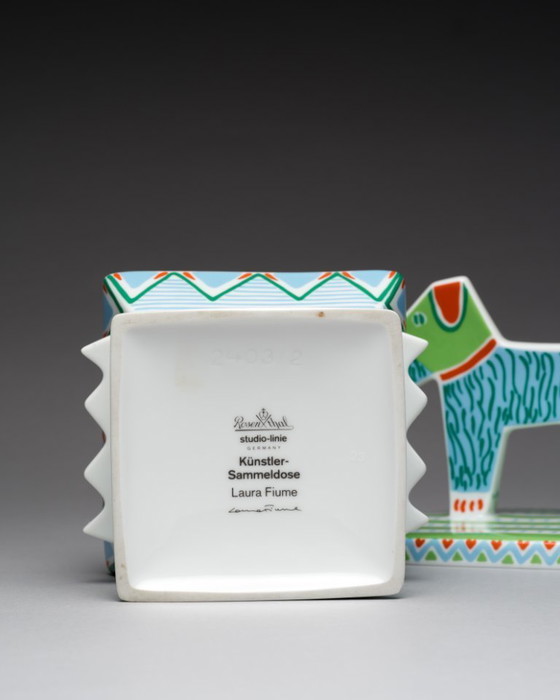 Image 1 of Postmoderne Rosenthal Studio-Line Künstler-Deckelbox Nr. 2 von Laura Fiume, Deutschland