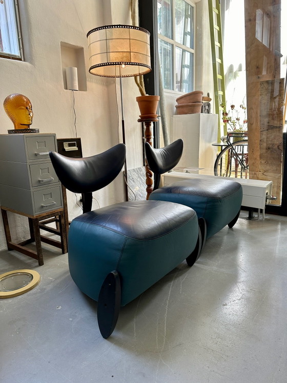 SALE: Danish design Skalma Armchairs, vintage leather easy chairs, Wood, Multi Color (photo 8 of 9)