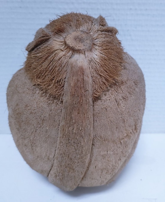 Image 1 of scultura scimmie famiglia cocco vintage