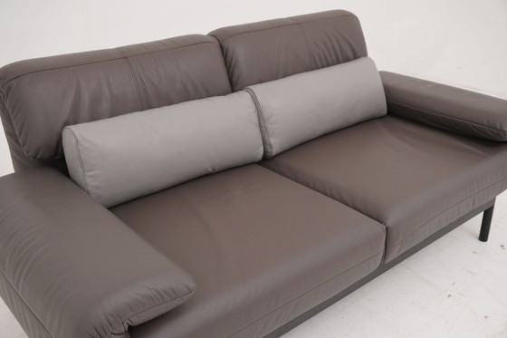 Image 1 of Canapé deux places Rolf Benz Plura 380 Relaxsofa en cuir marron
