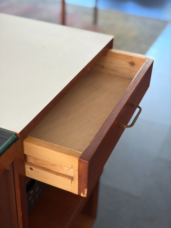 Comptoir Vintage avec Vitrine et Tiroir – Glass, Wood (photo 7 of 10)