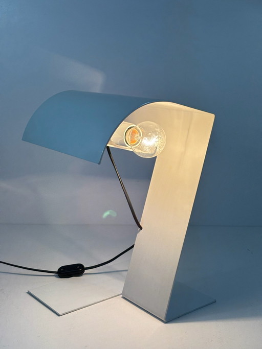 Tischlampe Blitz Trabucco Vecchi Volpi für Stilnovo 1972 Lackiertes Aluminium
