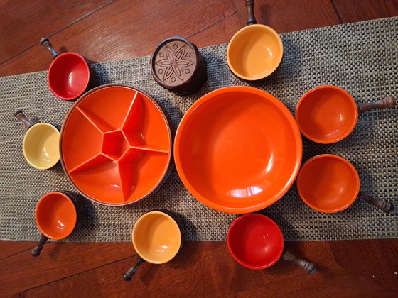 Image 1 of Grande set di ciotole, scodelle e sottobicchieri Emsa