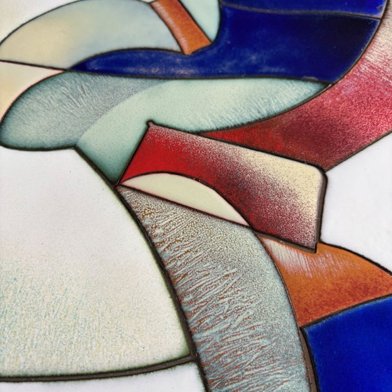 Image 1 of Obra de arte titulada «Strawinsky», cerámica sobre esmalte, Jan de Valk, 1991.
