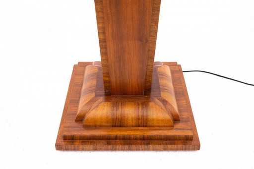 Art Deco floor lamp from Poland, 1950s