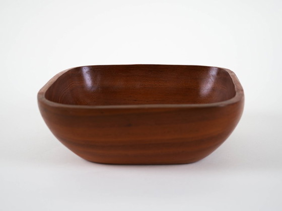 Image 1 of Bol en teck, design danois, années 1960, fabriqué au Danemark