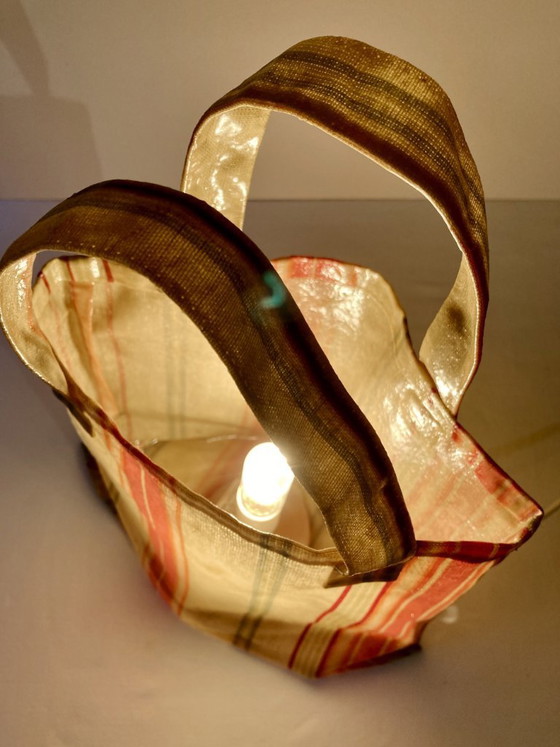 Image 1 of Vintage Atelias France taslamp uit de jaren 80 – in de stijl van Lionel Le Scornec