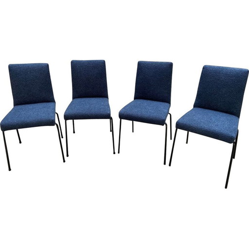 Set of 4 vintage chairs model Cm 145 by Pierre Paulin