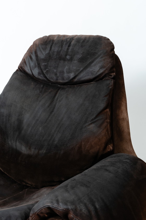 Image 1 of Saporiti Italia P60 armchair with ottoman Vittorio Introini