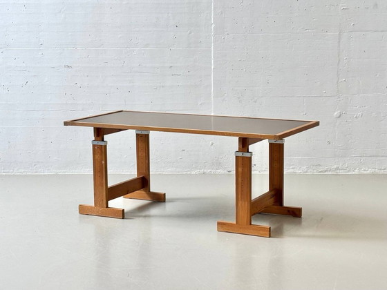 Image 1 of Height-adjustable mid-century work table / drafting table, 1970s