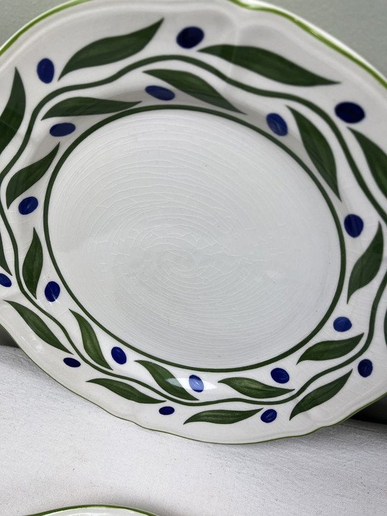 Image 1 of Assiettes plates décorées 