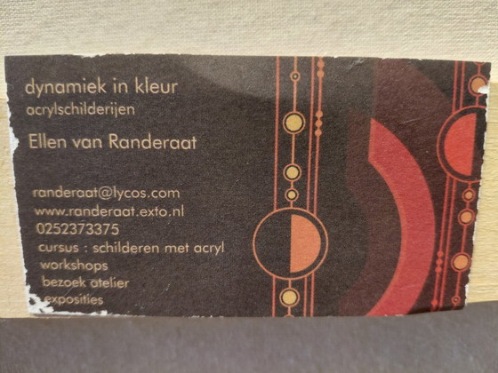 Image 1 of Ellen van Randeraat painting Acrylic on canvas 80/80