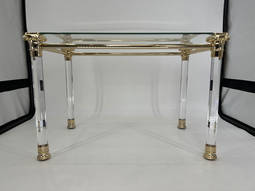 Mesa de centro estilo Hollywood Regency