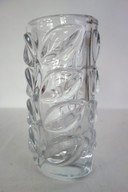 Jarrón antiguo de cristal con follaje Vannes