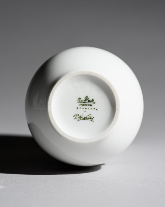 Image 1 of Rosenthal Vase Bjørn Wiinblad Bisque Porcelain Matte & Glossy Relief MCM WGP