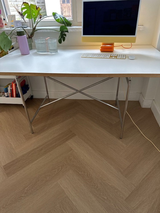 Image 1 of Eiermann-2 Tisch weiß & Chrom