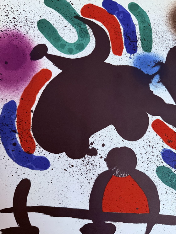 Image 1 of Joan Miro: "Litografía Original IV - Mourlot 860, 1972”.