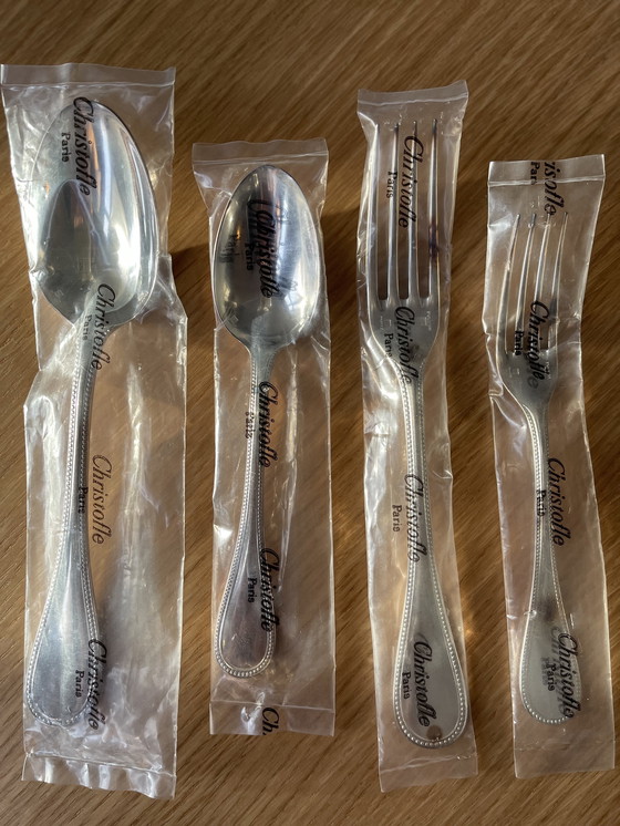 Image 1 of Christofle versilbertes Perle Geschirrset