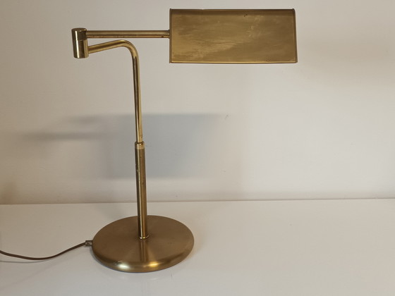 Image 1 of Messing bankierslamp