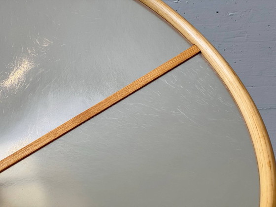 Image 1 of Lampada da soffitto in fibra di vetro e legno di Giovanni Offredi per MC Selvini, Italia, anni '70