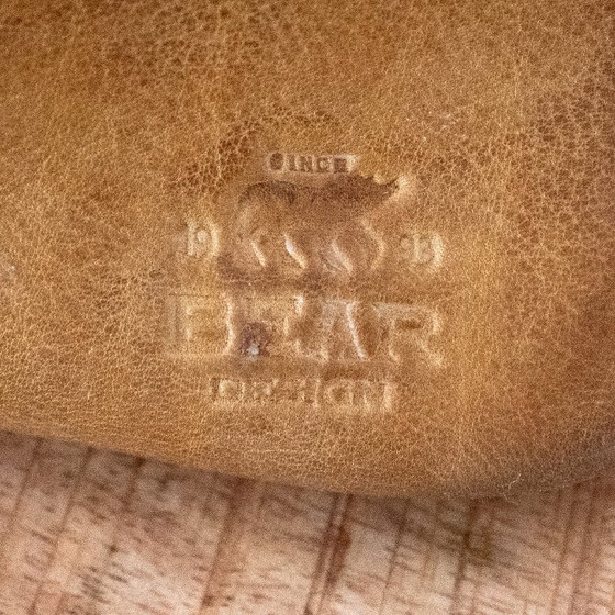 Image 1 of Ochre yellow leather shoulder bag from Bear Design