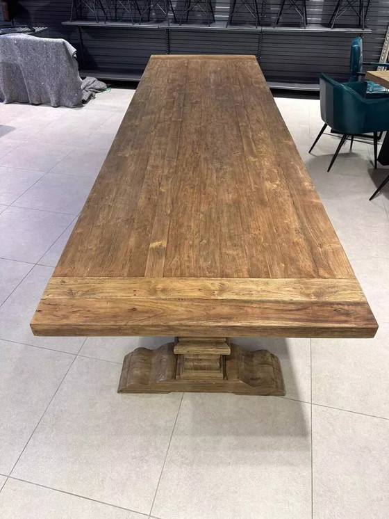 Grande tavolo da monastero in legno massello antico – Spirito (260 x 100 cm) – Follos Desin, Tavoli da pranzo (photo 5 of 9)