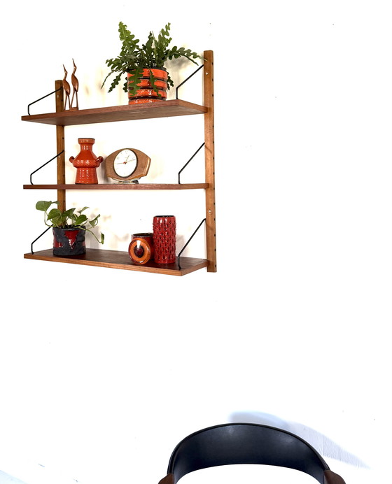 Image 1 of Sistema a parete vintage in teak, Poul Cadovius '60