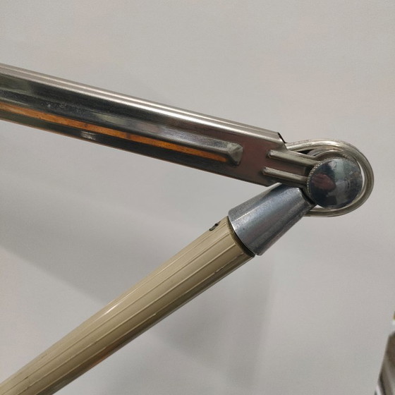 Image 1 of lampe à poser industrielle vintage 'Superchrome' (modifiée)