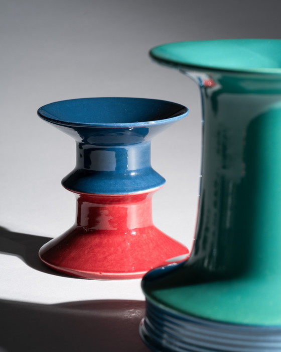 Image 1 of Rosenthal Studio Linie Tapio Wirkkala PLUS Vase & Bougeoir Vintage Chic WGP