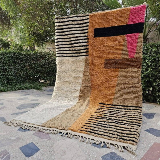 Handmade ecru rug with geometric patterns 200cm x 300cm – Rugs & carpets, Wool (photo 8 of 8)