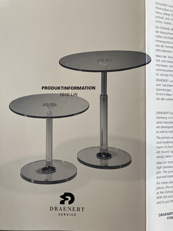 Image 1 of Mesa de cristal 1010 lift de Draenert