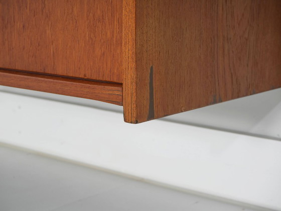 Image 1 of Modulaire wandkast van teakhout, Deens design, jaren 60, gemaakt in Denemarken.