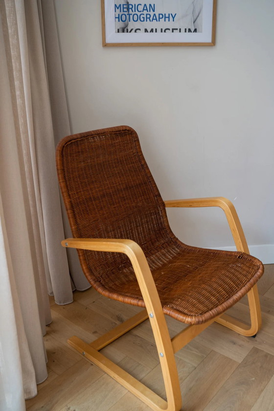Image 1 of Vintage Ikea - Fauteuil Ps Yngve Ekstrom Pitriet - Lamello