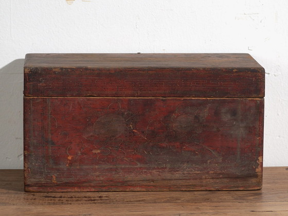 Antique garnet red box (c.1900) #10 – Decorative Objects (photo 22 of 40)